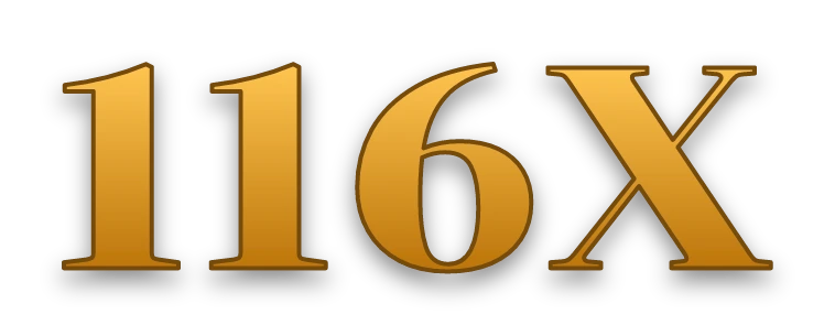 116X logo